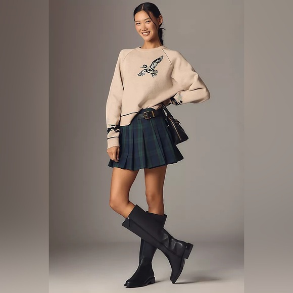 NWT Size S - Pilcro The Oaklyn Cozy Knit Duck Sweatshirt/Sweater (NWT US$128) - Picture 3 of 16